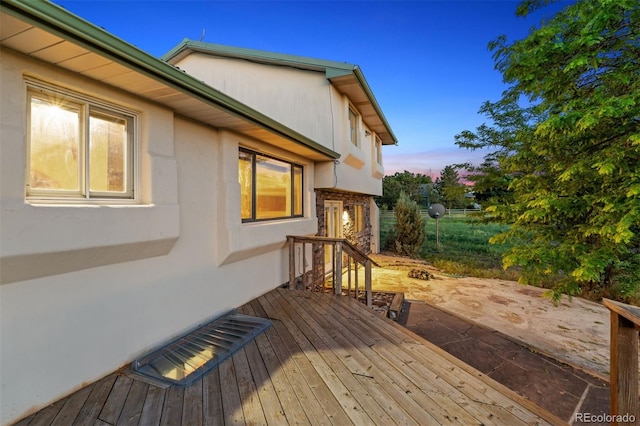 4627 Cathy Ln, Erie, CO 80516 - view of wooden terrace