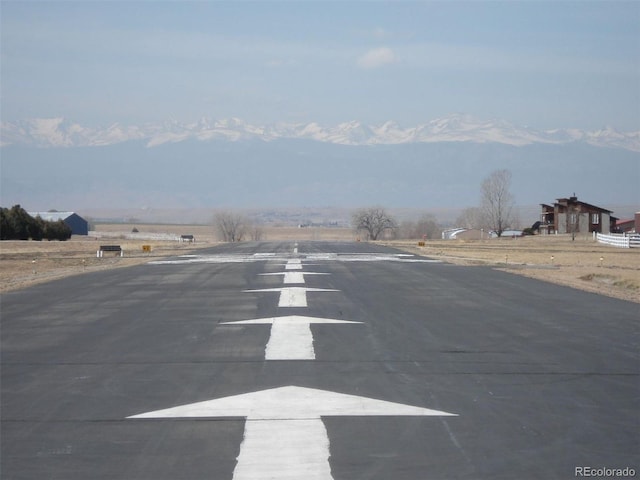 4627 Cathy Ln, Erie, CO 80516 - view of asphalt street with a mountain view