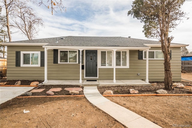 view of ranch-style home