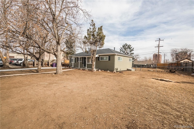 view of rear view of house