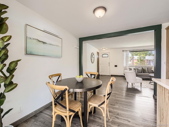 2617 Cedar Dr, Loveland, CO 80538 - dining room featuring wood finished floors and baseboards