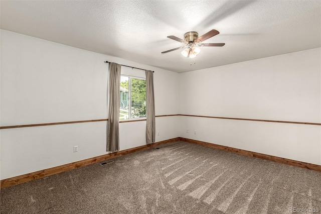 1155 Black Hawk Rd, Eaton, CO 80615 - carpeted spare room with a ceiling fan and a textured ceiling