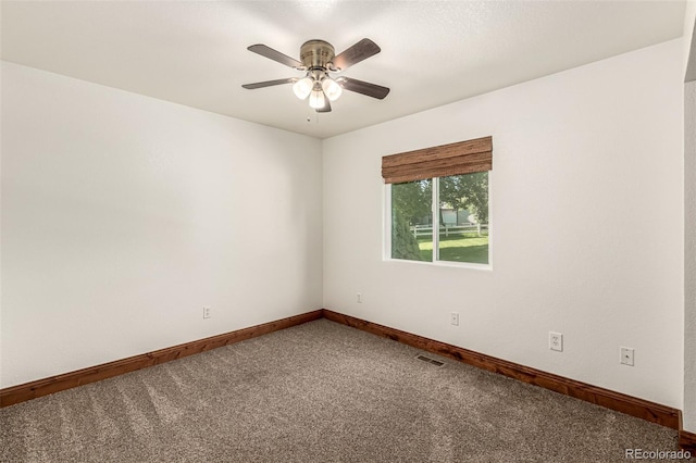 1155 Black Hawk Rd, Eaton, CO 80615 - carpeted spare room featuring a ceiling fan and baseboards