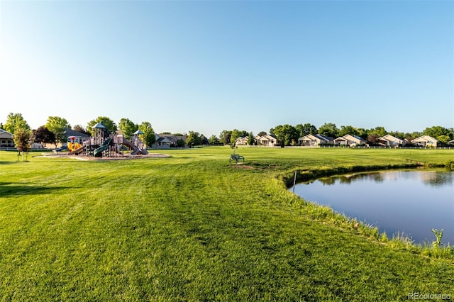1155 Black Hawk Rd, Eaton, CO 80615 - view of home's community featuring a lawn and a water view
