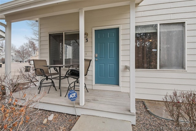 view of entrance to property