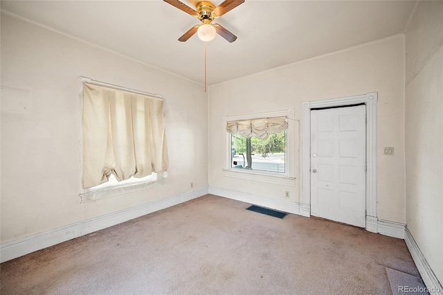 125 S Limit St, Colorado Springs, CO 80905 - carpeted spare room with ceiling fan and baseboards