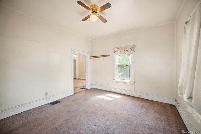 125 S Limit St, Colorado Springs, CO 80905 - empty room with carpet floors, ceiling fan, and baseboards