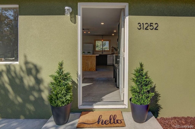 31252 County Road 384a, Buena Vista, CO 81211 - entrance to property featuring stucco siding