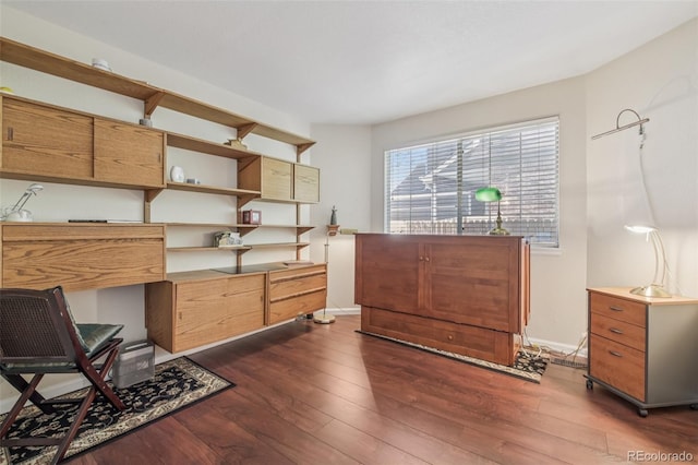7664 S Ivanhoe Way, Centennial, CO 80112 - office area featuring dark wood-style floors