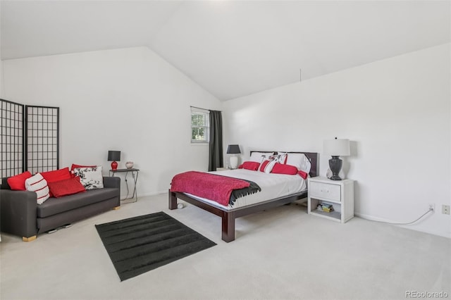 7664 S Ivanhoe Way, Centennial, CO 80112 - carpeted bedroom featuring vaulted ceiling