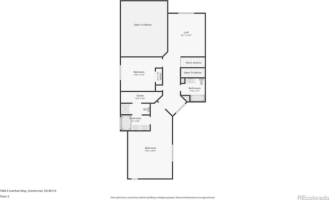 7664 S Ivanhoe Way, Centennial, CO 80112 - view of home floor plan
