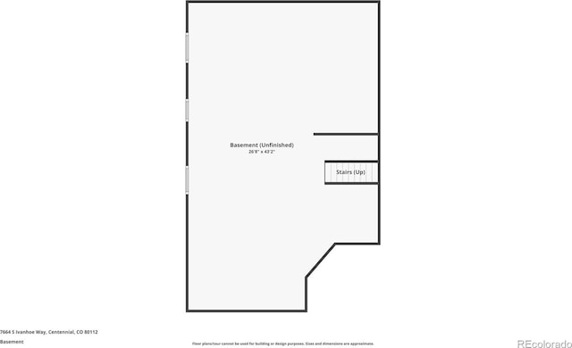 7664 S Ivanhoe Way, Centennial, CO 80112 - view of home floor plan