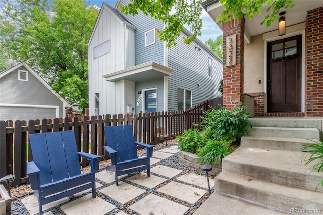3322 W 26th Ave, Denver, CO 80211 - view of patio / terrace featuring entry steps