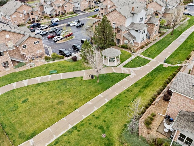 2511 S Bahama Cir Unit A, Aurora, CO 80013 - aerial view of property and surrounding area with nearby suburban area