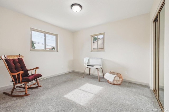 7952 Zuni St, Denver, CO 80221 - sitting room with carpet and baseboards