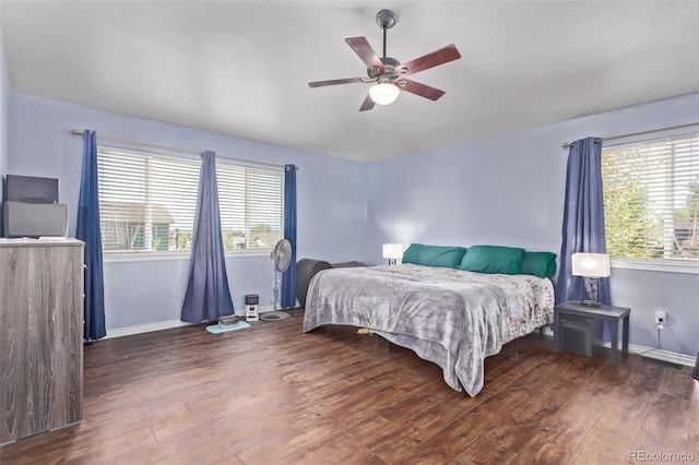 105 Hawthorn St, Frederick, CO 80530 - bedroom featuring wood finished floors, multiple windows, and baseboards