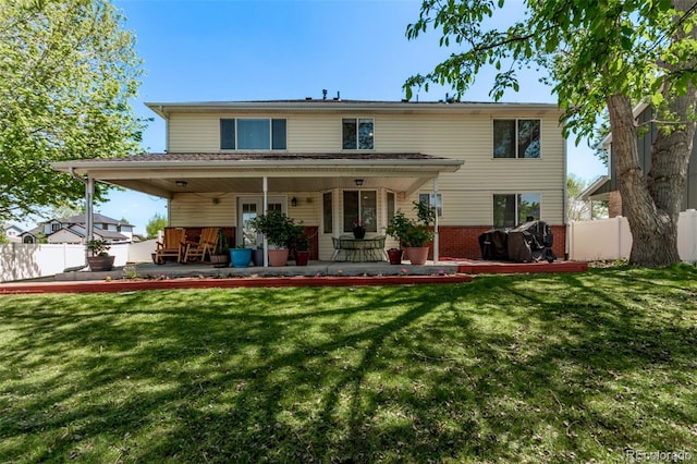105 Hawthorn St, Frederick, CO 80530 - rear view of house featuring brick siding