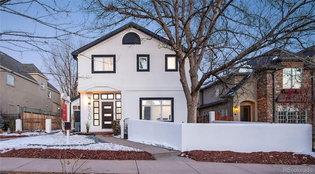 view of front of home