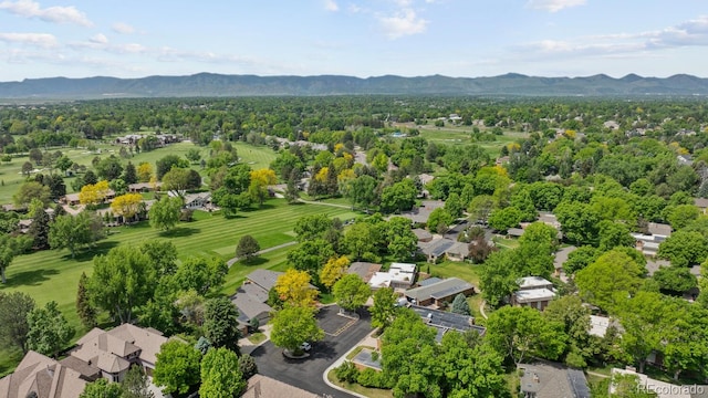 41 Eagle Dr, Littleton, CO 80123 - aerial perspective of suburban area featuring a mountain backdrop