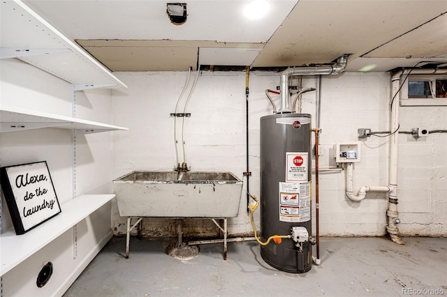 1945 Yosemite St, Denver, CO 80220 - utilities featuring gas water heater and a sink