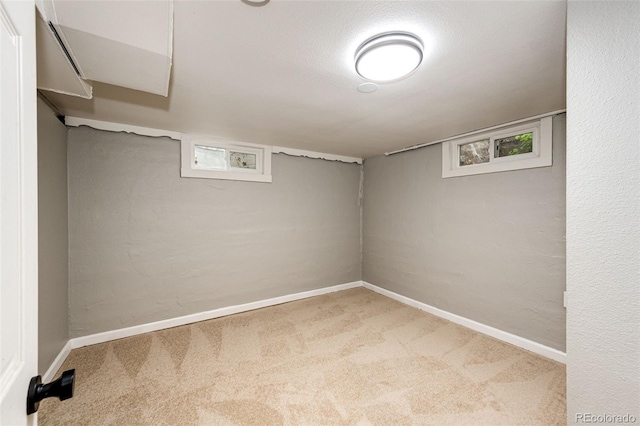 1945 Yosemite St, Denver, CO 80220 - below grade area with carpet floors and baseboards