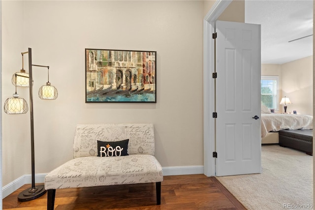 15003 W 63rd Ave, Arvada, CO 80403 - living area with wood finished floors and baseboards