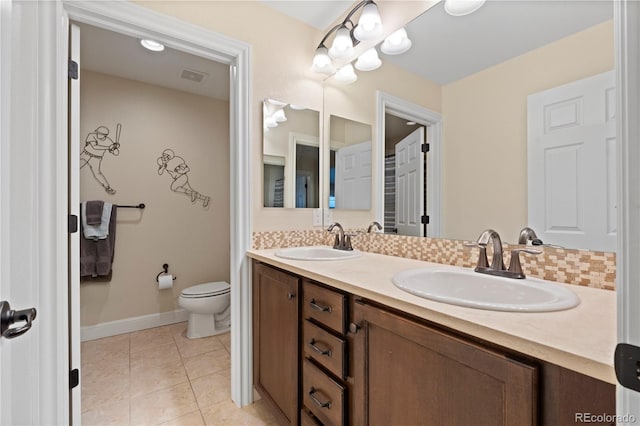 15003 W 63rd Ave, Arvada, CO 80403 - full bathroom featuring double vanity and tile patterned floors