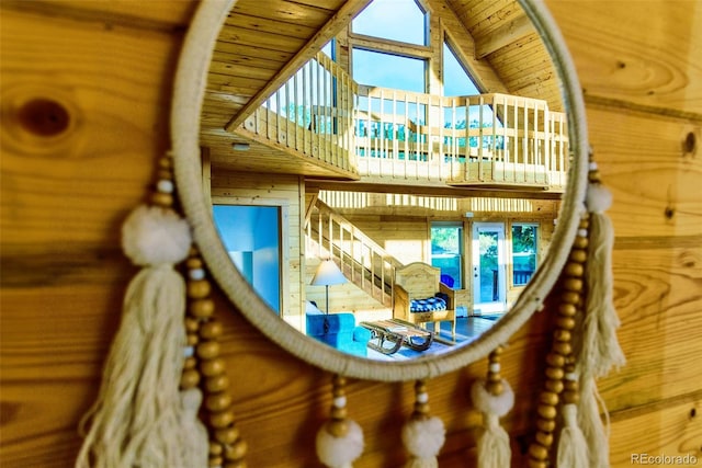 70 Sheep Creek Trl, Fairplay, CO 80440 - detailed view of wooden ceiling