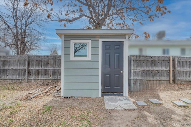 6660 Locust St, Commerce City, CO 80022 - view of shed featuring a fenced backyard