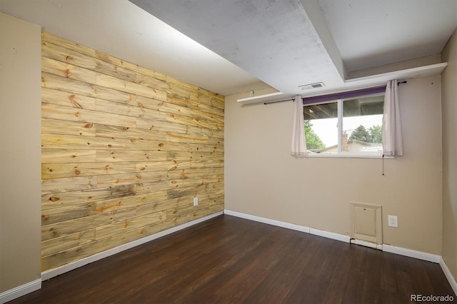 7210 Otis Ct, Arvada, CO 80003 - unfurnished room with wood finished floors and wood walls