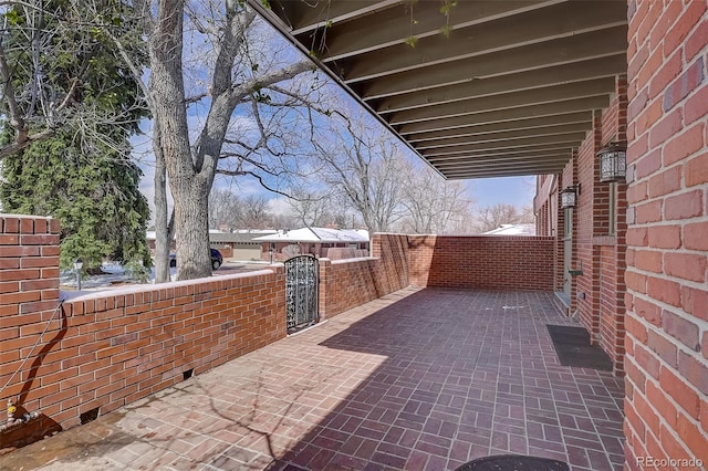 3434 S Race St, Englewood, CO 80113 - view of patio with a gate