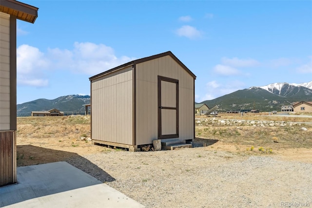 16651 Holly Ct, Buena Vista, CO 81211 - view of shed featuring a mountain view