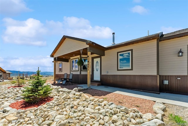 16651 Holly Ct, Buena Vista, CO 81211 - view of front of home with a mountain view