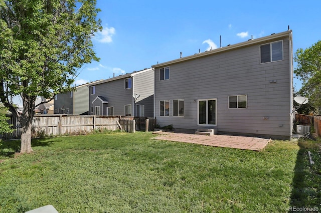 9690 Lansing Cir, Commerce City, CO 80022 - back of house featuring a patio and central AC unit