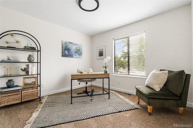 5991 W 68th Ave, Arvada, CO 80003 - carpeted home office featuring baseboards