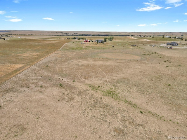 drone / aerial view featuring a rural view