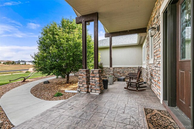 view of patio