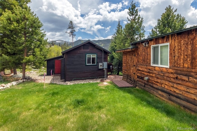 1450 Pine Ln Unit A, Grand Lake, CO 80447 - view of property exterior featuring a yard