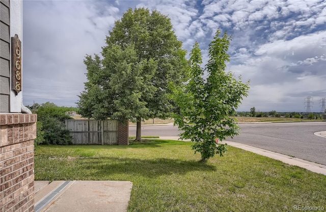 view of yard