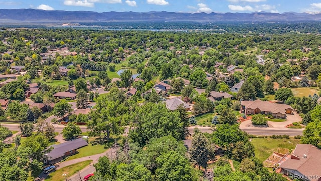 1 Lindenwood Dr, Littleton, CO 80120 - aerial view of residential area with a mountain backdrop