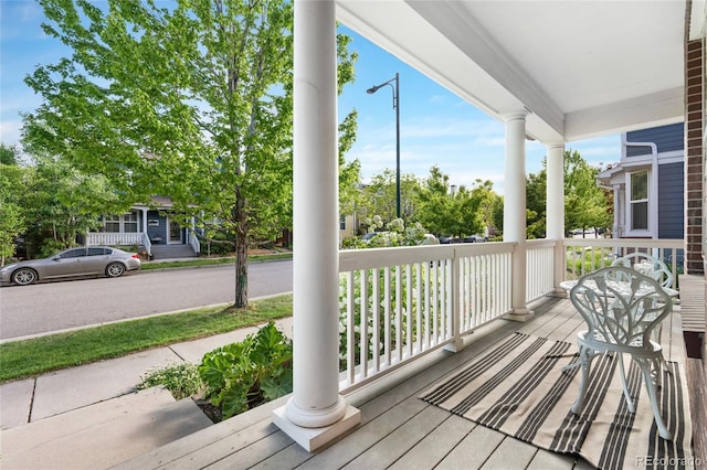 8029 E 23rd Ave, Denver, CO 80238 - view of wooden porch