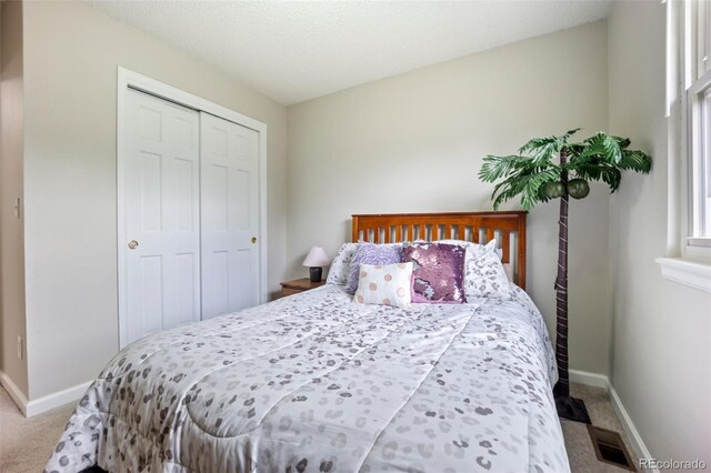 5552 S Lisbon Ln, Centennial, CO 80015 - bedroom with carpet and a closet