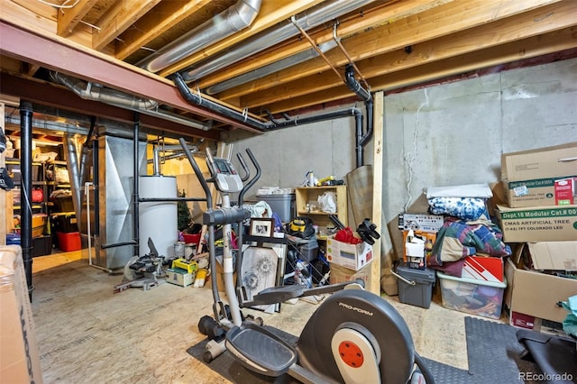 5552 S Lisbon Ln, Centennial, CO 80015 - unfinished below grade area featuring water heater