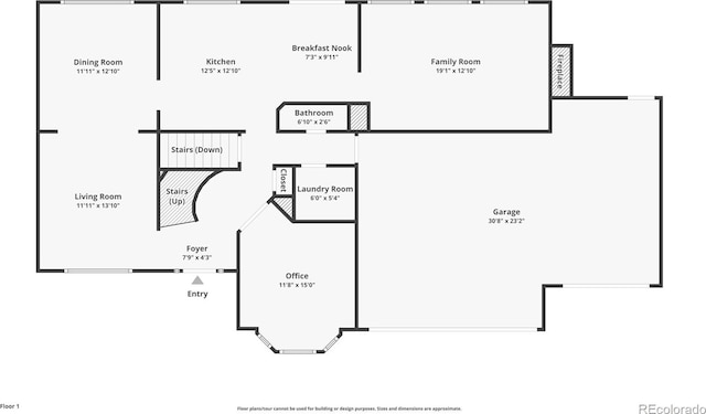 5552 S Lisbon Ln, Centennial, CO 80015 - view of home floor plan