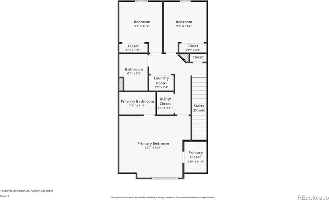 17390 Waterhouse Cir Unit B, Parker, CO 80134 - view of home floor plan