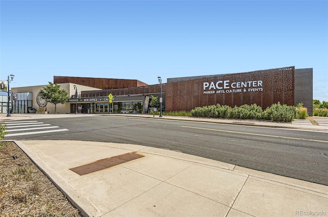17390 Waterhouse Cir Unit B, Parker, CO 80134 - view of asphalt road featuring sidewalks, curbs, and street lighting