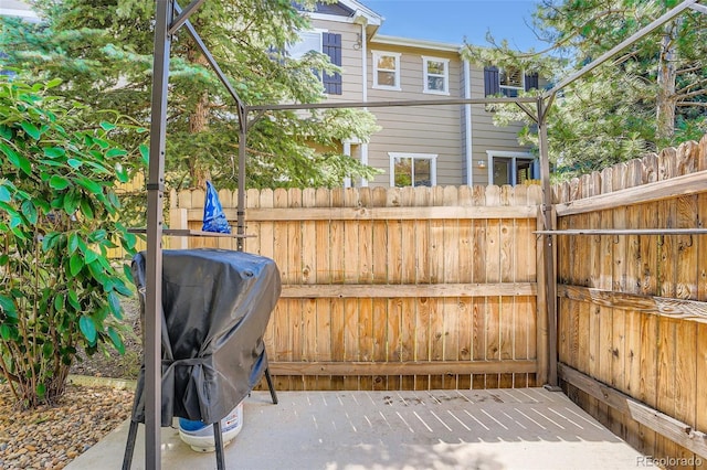 17390 Waterhouse Cir Unit B, Parker, CO 80134 - view of patio / terrace featuring a grill