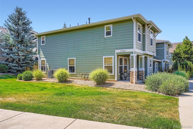 17390 Waterhouse Cir Unit B, Parker, CO 80134 - back of property with a yard