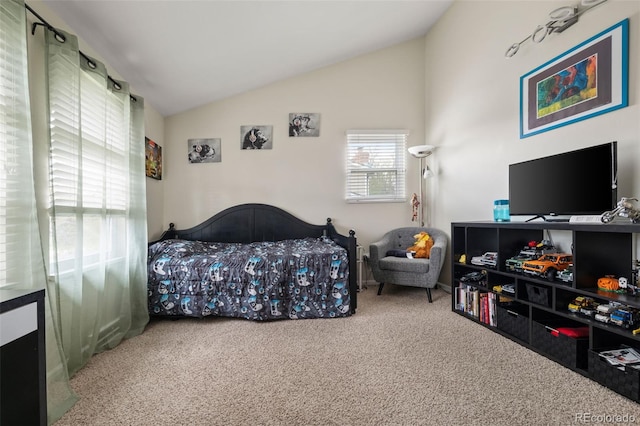 6854 S Willow St, Centennial, CO 80112 - carpeted bedroom with lofted ceiling