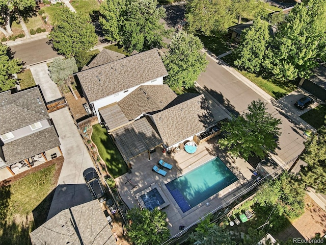 751 Poplar St, Denver, CO 80220 - aerial view of a pool area